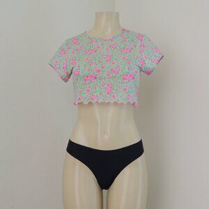 KULANI KINIS - Cropped Mesh Tee